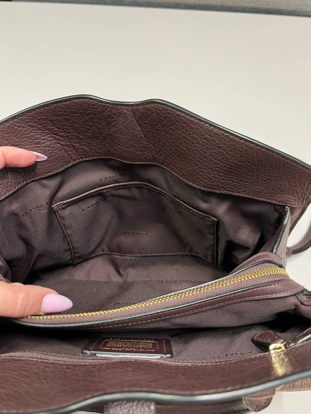 Coach Mercer 30 Satchel Bag - Picture 12 of 16